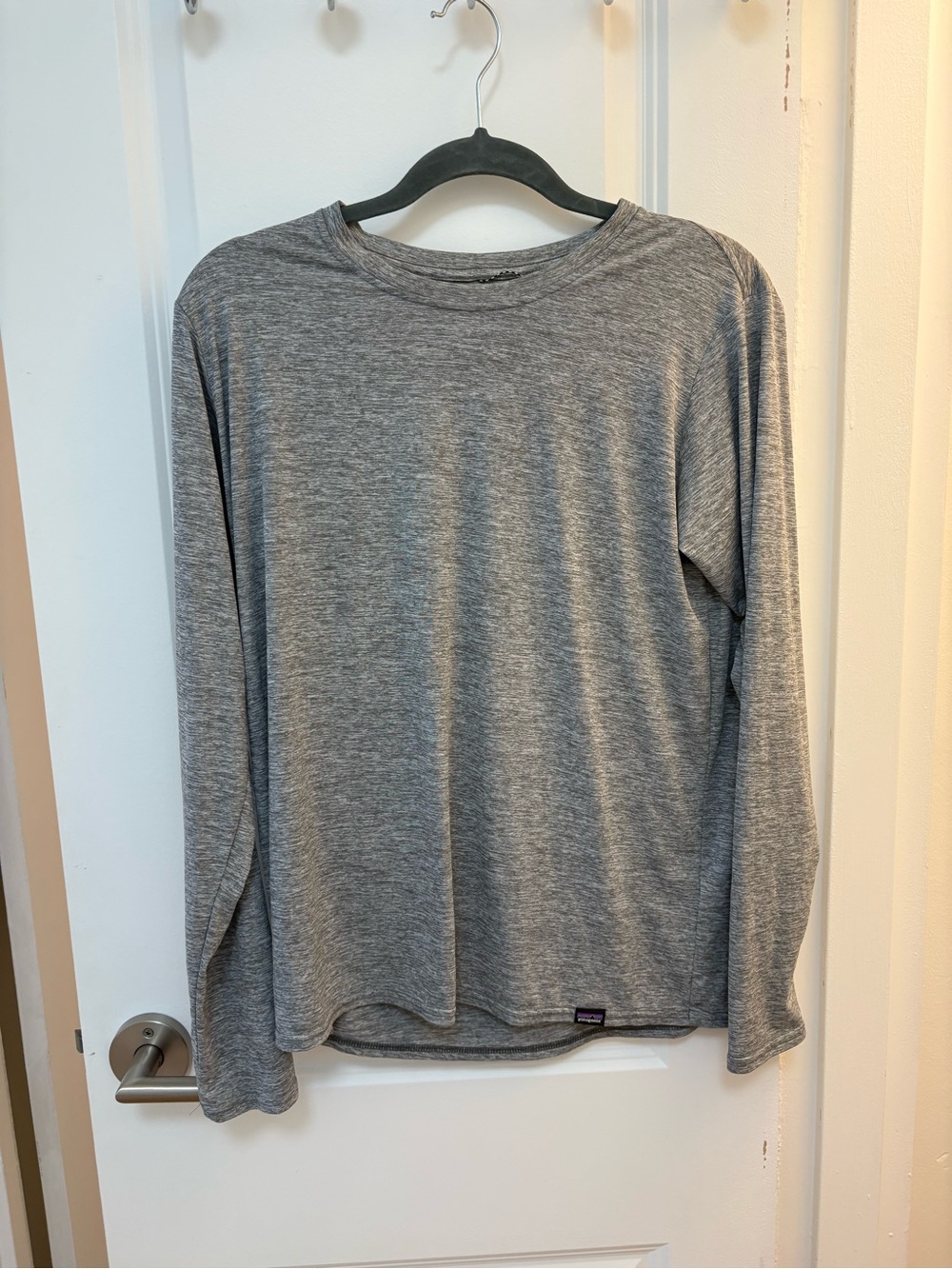 Patagonia Heather Gray Performance Crew Neck Tee